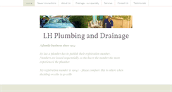 Desktop Screenshot of lhplumbing.com.au